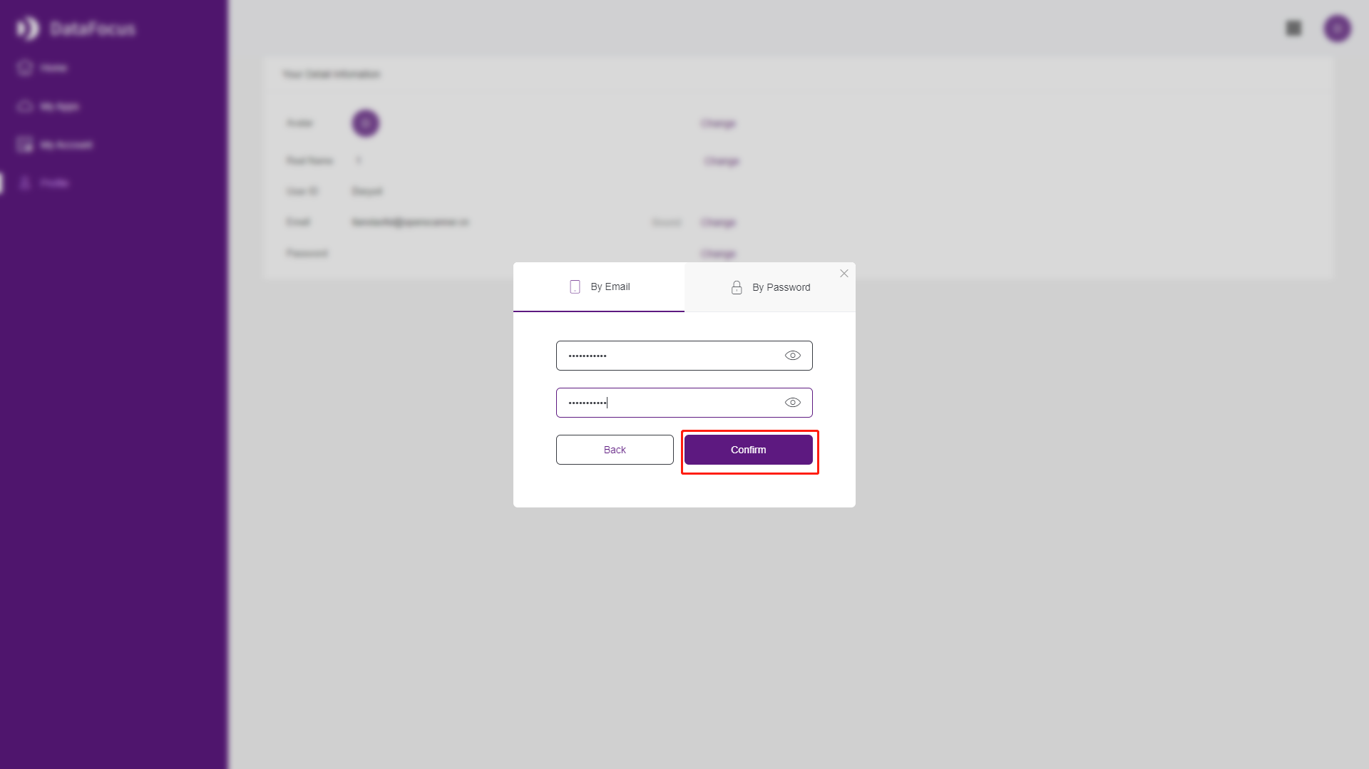 Figure 1-4-7 Reset password - by email2